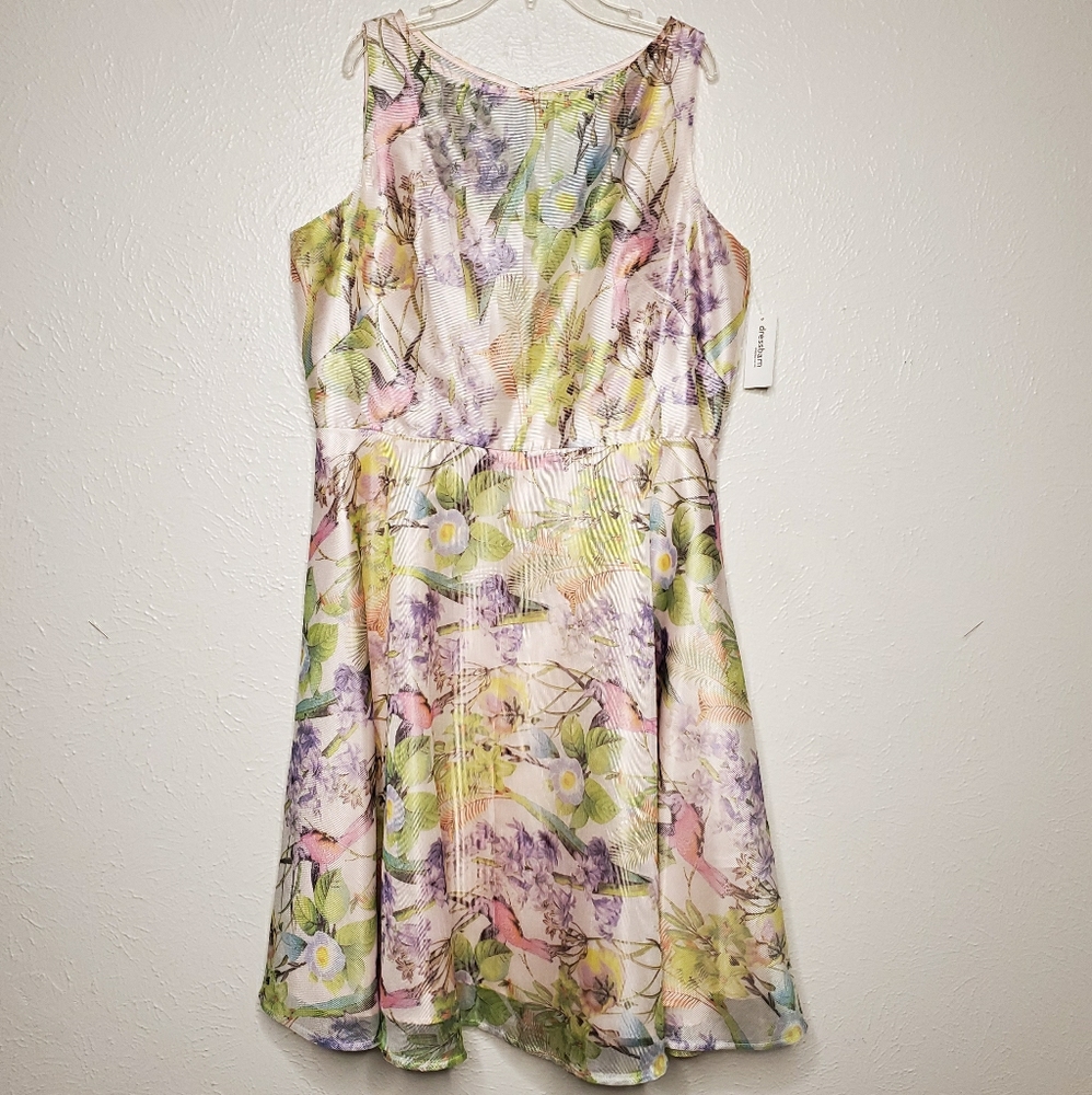 Pastel Floral Print Dress NWT